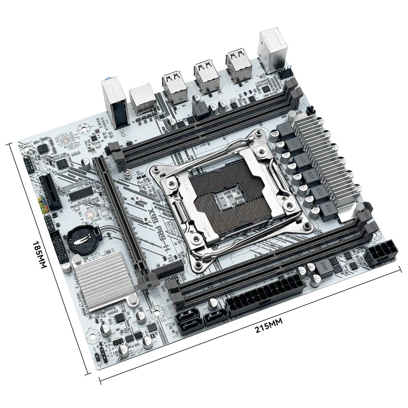 Kit de Placa Mãe MACHINIST X99 com processador Intel Xeon E5 2650 V4 LGA 2011-3, conjunto de memória DDR4 8GB*2, suporta NVME m.2, Branco X99 PR9-H.