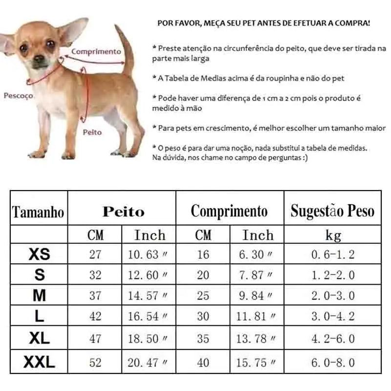 Moletom com Capuz para Cachorros de Inverno para Pets Pequenos e Médios, Casaco para Filhotes e Gatos, Roupas para Chihuahuas e Fantasia de Bulldog Francês