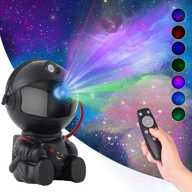 Projetor de Estrelas, Luz Noturna Galáctica, Projetor Espacial de Astronauta, Lâmpada LED Nebulosa Estrelada para Quarto, Decoração para o Lar, Presente para Crianças.